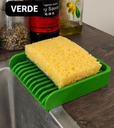 Moderno escurridor y soporte para esponjas