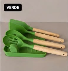 soporte para utensilios de cocina – soporte para cuchara y tapa