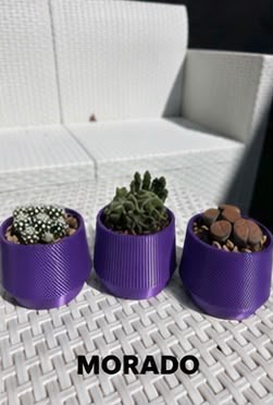 Conjunto de macetas triples de la serie Cónica