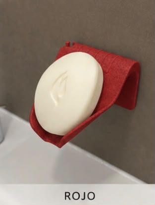 Jabonera autodrenante | Soporte para esponja