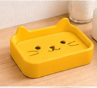 Jabonera con forma de gato