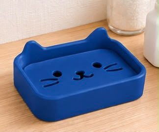 Jabonera con forma de gato