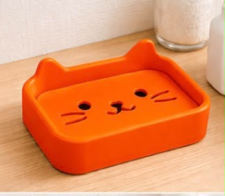 Jabonera con forma de gato