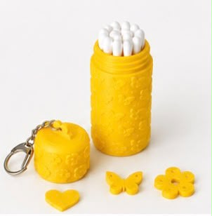 Estuche con adorno - llavero