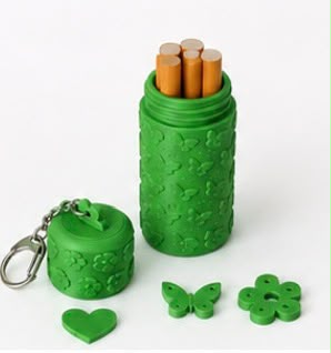 Estuche con adorno - llavero