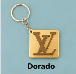 Llavero con logotipo Louis Vuitton