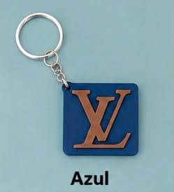Llavero con logotipo Louis Vuitton