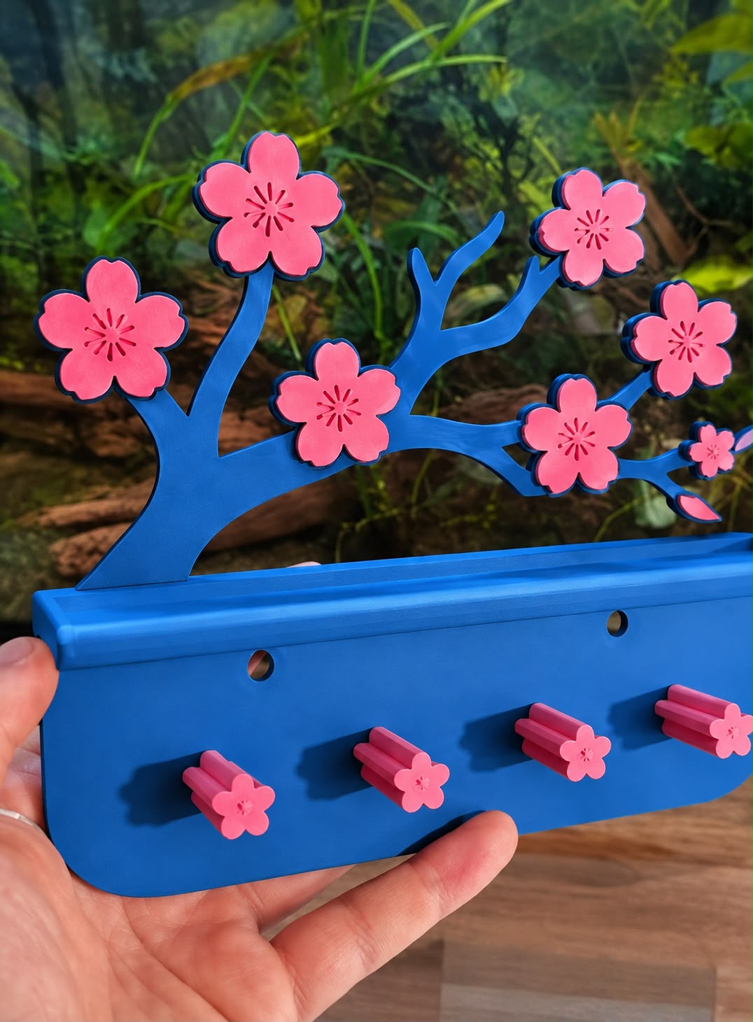 Estante de flor de cerezo