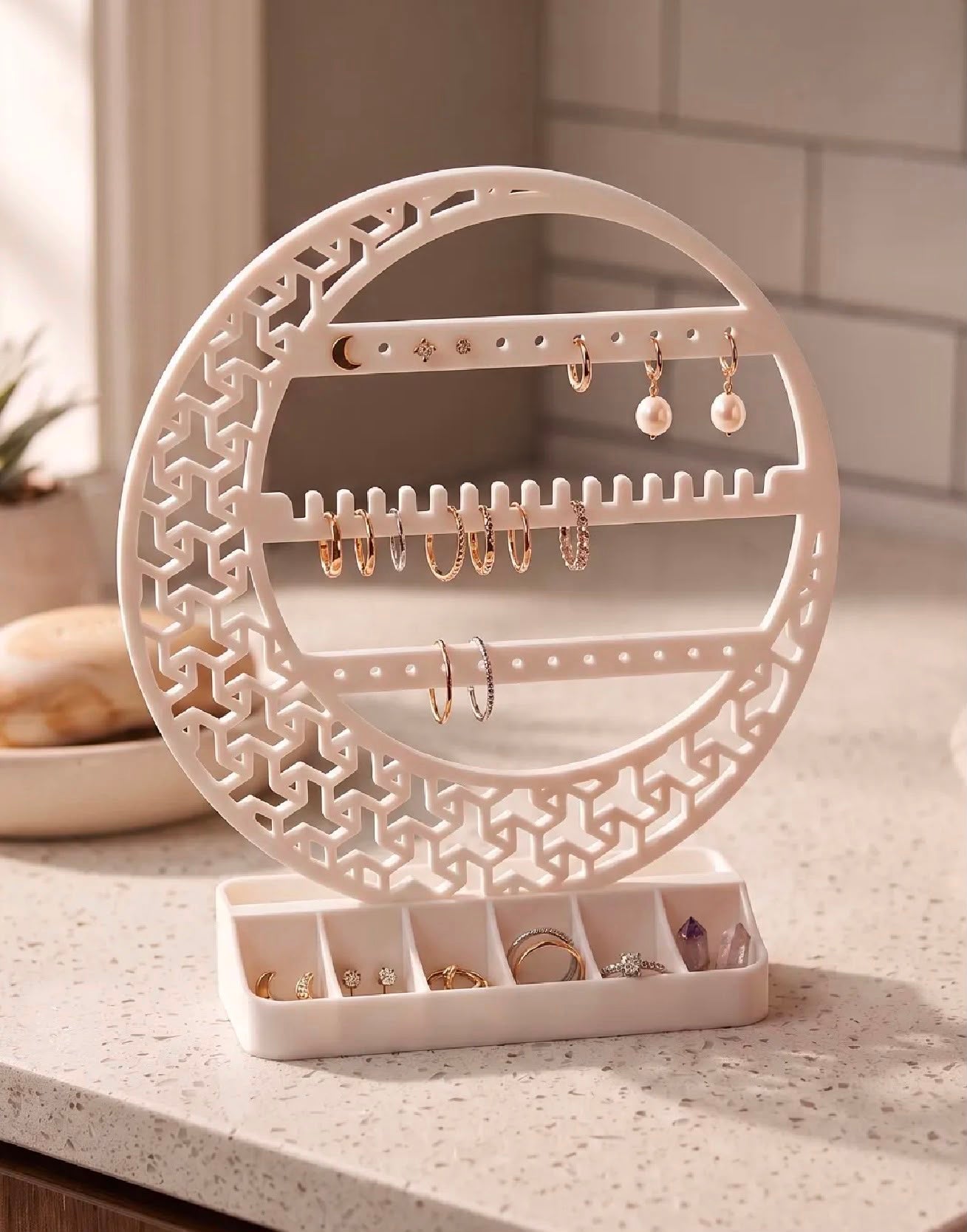 Organizador de Joyas de Luna Creciente