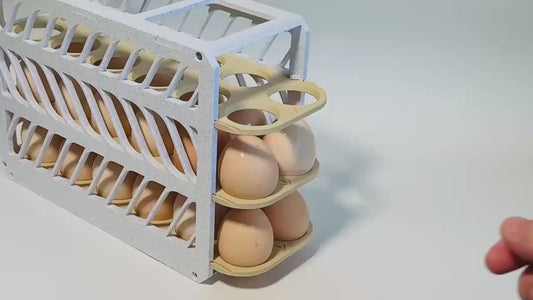 Soporte para bandeja de huevos|Cajonera para huevos|Estante para huevos|Caja de almacenamiento de huevos|